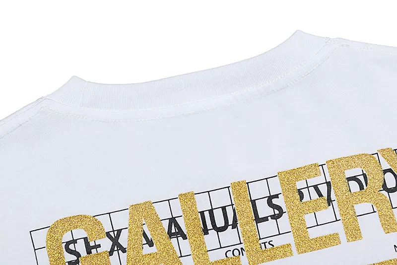 GALLERY. DEPT new short-sleeved T-shirt Style number: D2285P110 Color: Black White Size: S M L XL